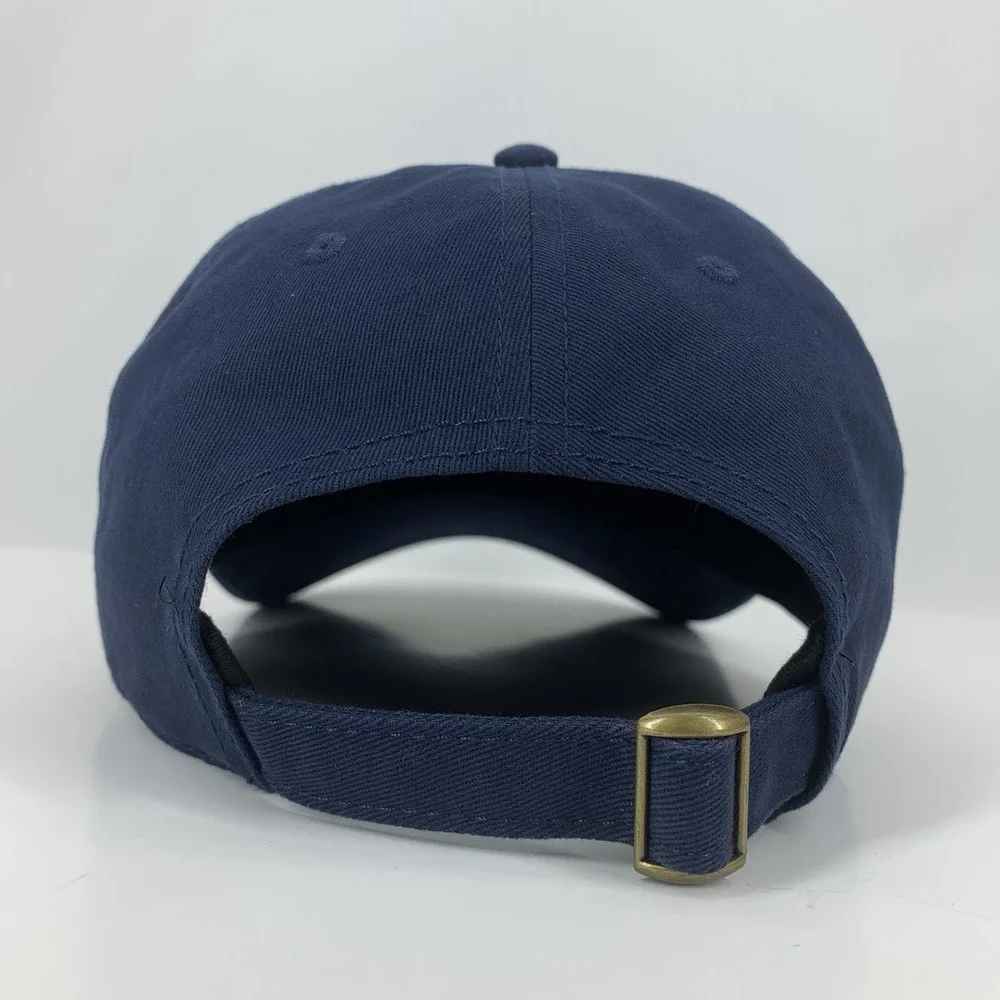 NASA USA Flag Hat Buzz Aldrin Blue Adjustable Strap OSFM Souvenir Baseball Cap